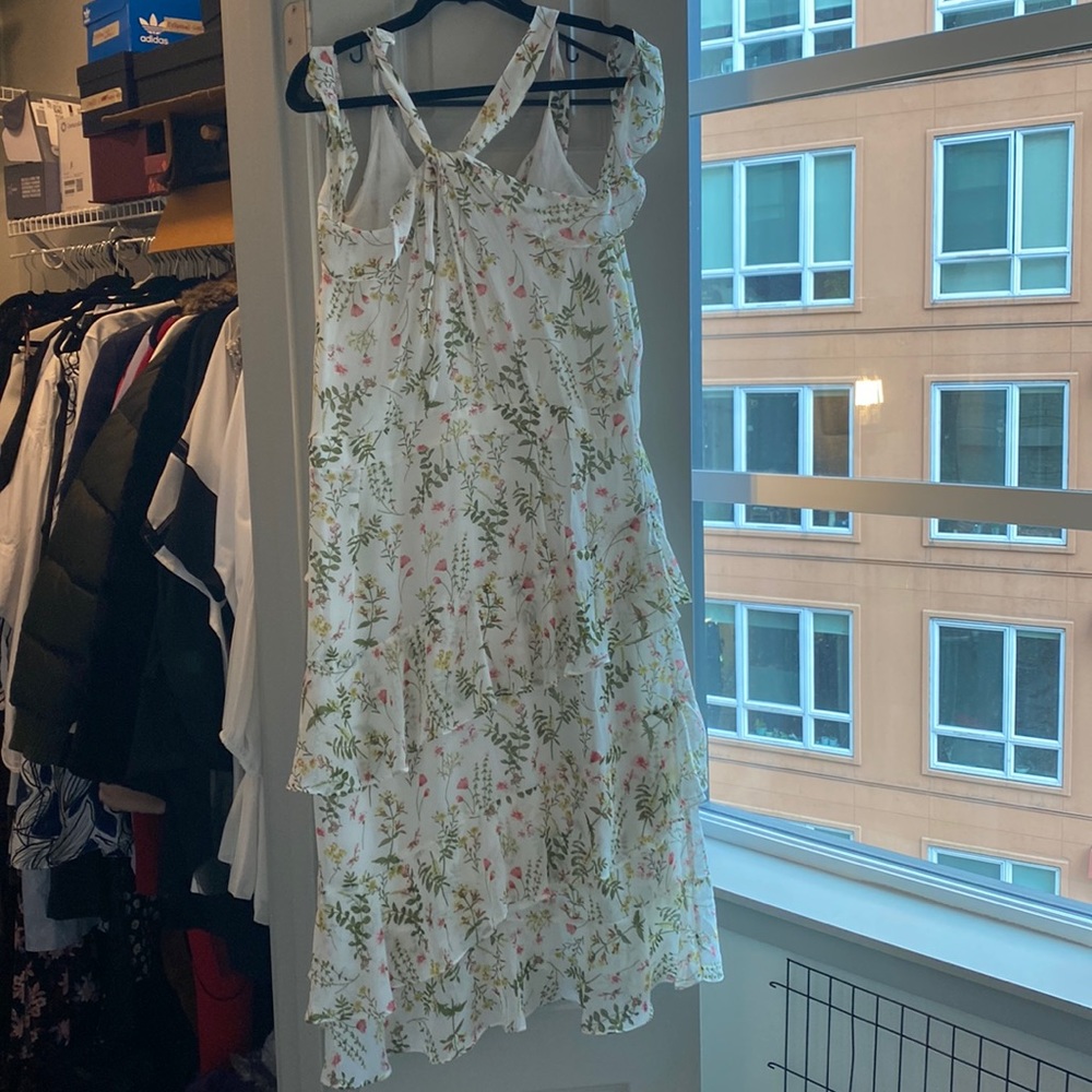 Chelsea28 Halter Ruffle Midi dress in XL